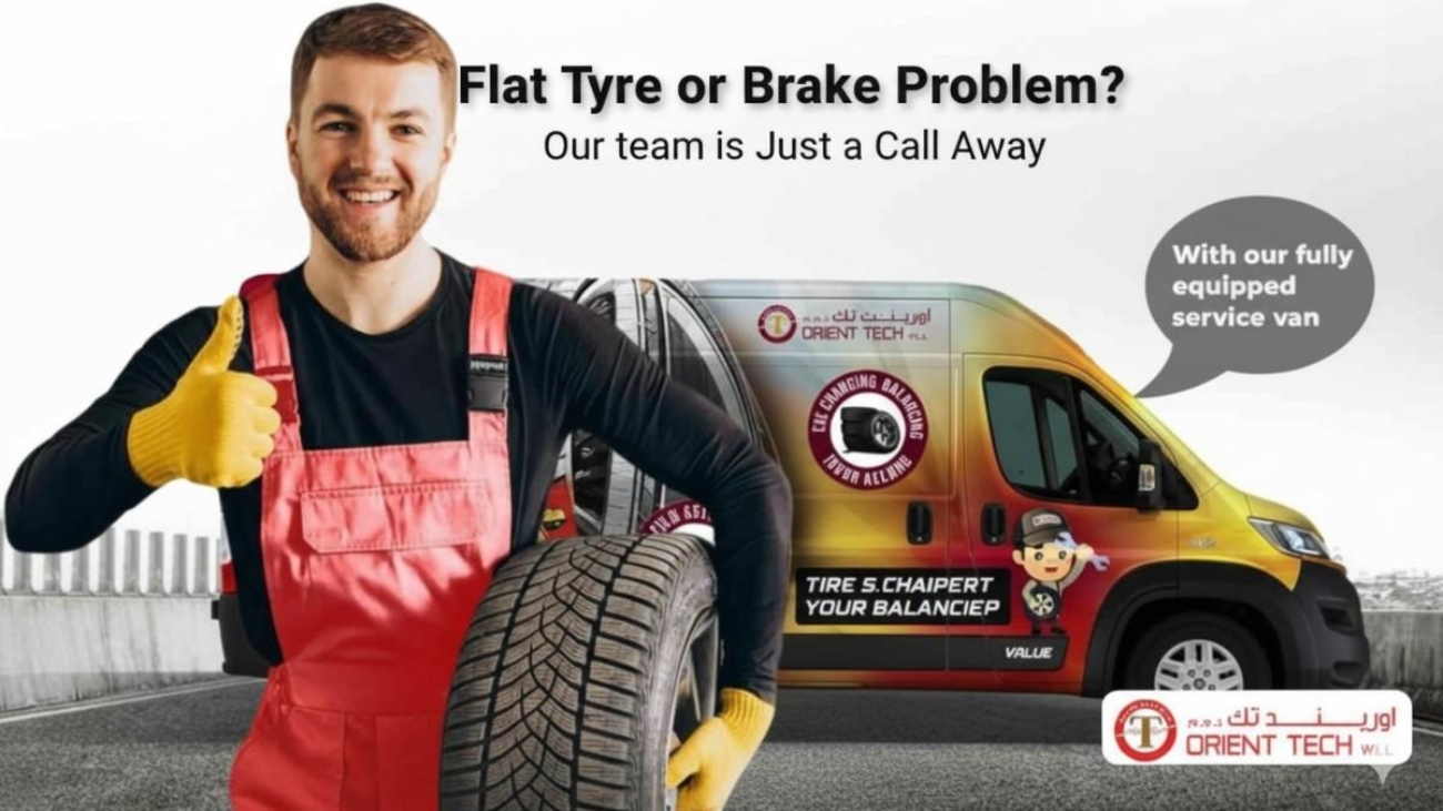 Flat tyre or Brake problem