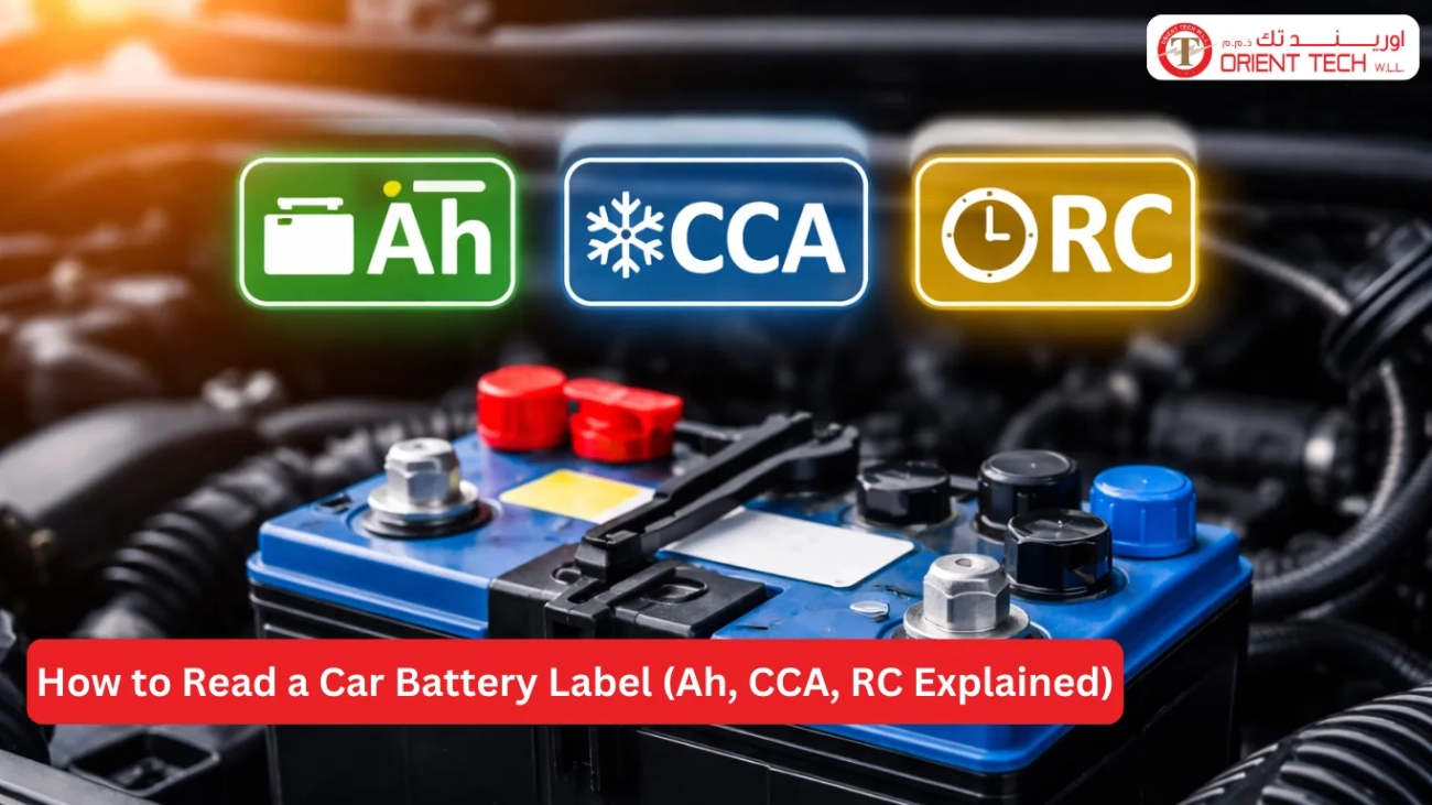 How to Read a Car Battery Label (Ah, CCA, RC Explained)