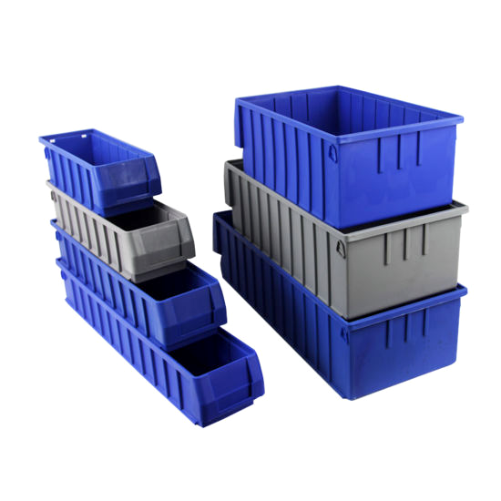 Warehouse and Garage Spare Parts Industrial Stackable Plastic Storage Box Storage  Bin Tools Crates - China Parts Box, Plastic Container